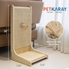 PETKARAY Sisal Cat Scratcher, Upright Cat Scratch Pad Wall Mounted,