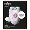 Braun Silk•épil 1 1-010 Wired Epilator for Hair Removal, Weeks