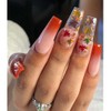 Maple Leaf Shape Glitter Fall Nail Art Sequins ,3D Metallic