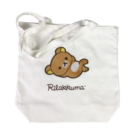 Blueprint Collections Rilakkuma Tote Bag | Reusable Shopping Bag | School Book Bag | Cotton Tote Bag | Rilakkuma Stationery & Gifts