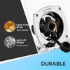 RVGUARD RV City Water Inlet with Regulator, Chrome Wall Mount