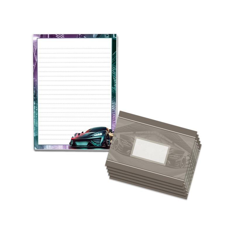 Writing Paper Set Writing Pad Lined with Envelope for Boys
