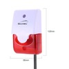 High/Low Water Level Alarm Detection, 120dB Red Strobe Alarm, Water