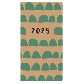 2025 Slim Week to View Diary Eco Recyclable Fashion Diary (Pattern 1)
