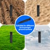 8 Pack Reinforced Ground Stakes, 0.75" x 5.12" Solar Lights