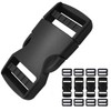 ONE WVW PIN Buckle 1 inch 4 Set, Quick Side