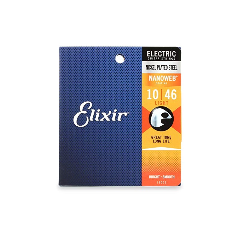 Elixir Strings 14077 Nanoweb Electric Bass Guitar Strings - .045-.105