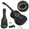 Segawe 38" New Beginners Acoustic Guitar with Case, Strap, Tuner
