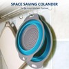 Collapsible Colander Set of 3 - Heat Resistant Washing and