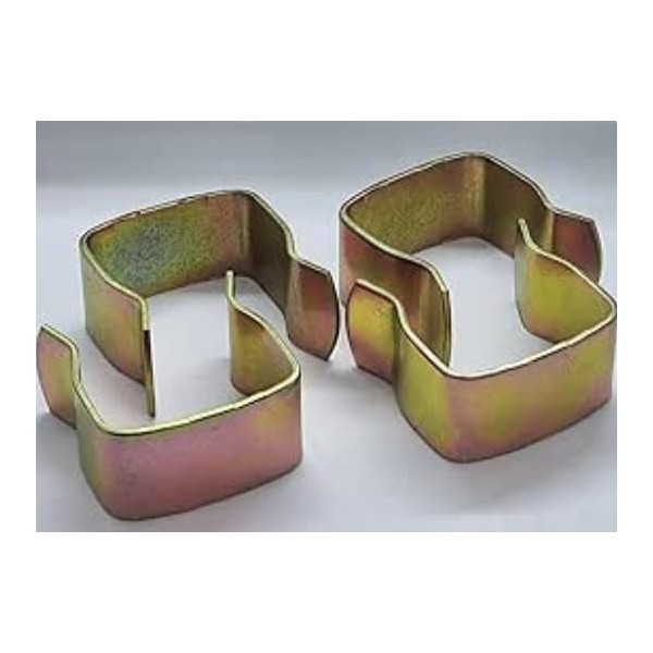 Metal U Clips for Divan and Ottoman Bed Bases, Steel,