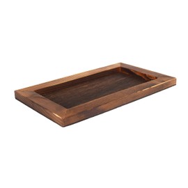 Gold Five 150245 Gold Five Wooden Tray, Inner Diameter 7.1 x 3.5 inches (18 x 9 cm), For Canisters, Wooden Base, Made in Japan