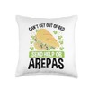 Arepas Grill Arepa Maker Venezuelan Snacks Arepa Flour Throw Pillow