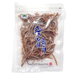 Squid Like a Flower Korean Dried Sliced Squid for Snack/Calamari Jerky-rip 8.11 oz