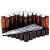 Global 10ml Amber Glass Roll-on Bottles , Glass Roller Ball,