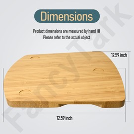 Stable Board Tailored for Thermomix TM5 & TM6 (35 × 30 cm), Wooden Sliding Board - Premium Wood Thermomix Accessories (Natural)