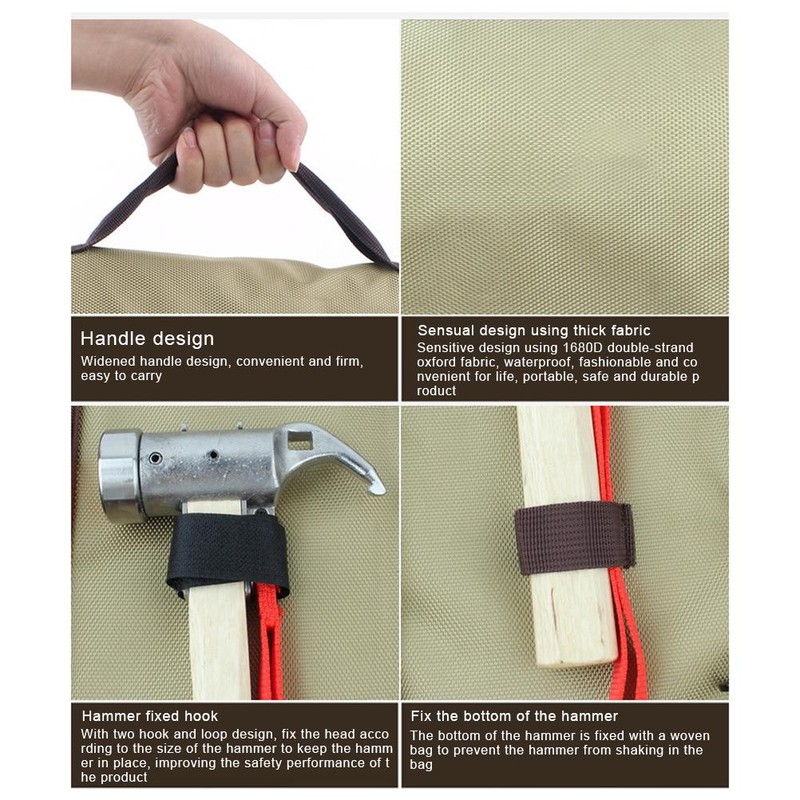 Outdoor Camping Nail Bag Simple Tool Kits Camp Nail Bag