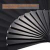 4 Pieces Handheld Folding Fan Chinese Fan Oriental Cloth Fabric