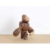 Gorilla Gorilla Figurine, Wood, Animal, Object, Scandinavian Miscellaneous Goods, Interior
