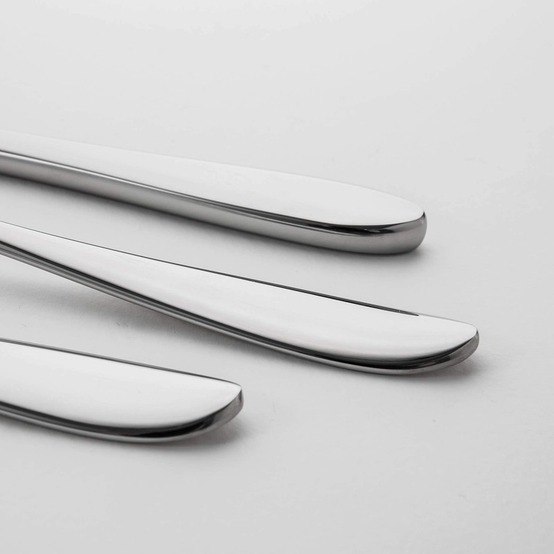 Robert Welch Bourton Bright Cutlery Coffee/Espresso Spoon, Set of 8.