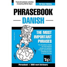 English-Danish phrasebook and 3000-word topical vocabulary