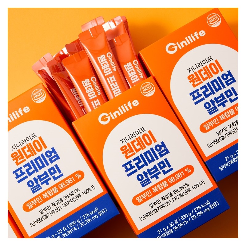 Genie Life One Day Premium Albumin 6 months supply /