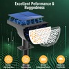 GKGG Solar Lights Outdoor Waterproof IP65, 76 LED 3 Lighting