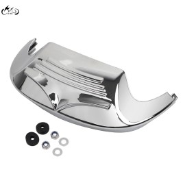 Unbranded Chrome Front Fender Mudguard Trim Tip For Harley FLHT FLHR 14-23 FLHTCUTG 14-up