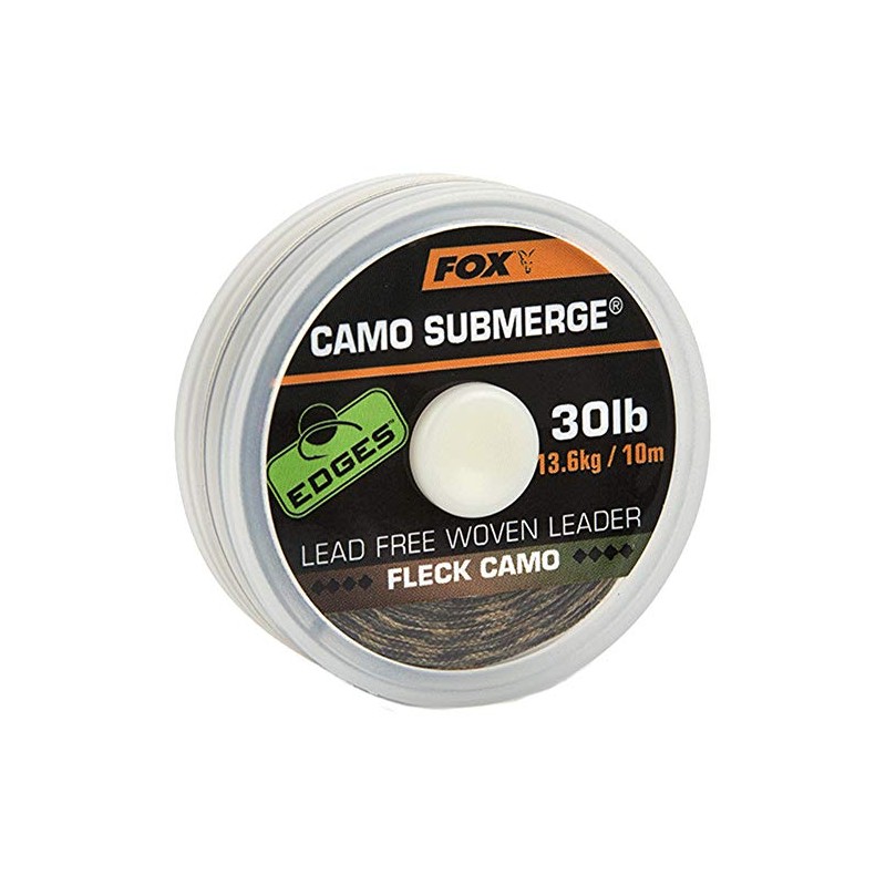 Hull Angling Centre Fox Edges Submerge Lead Free Leader 30lb(Fleck