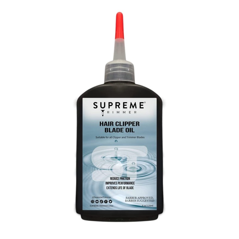 Supreme Trimmer Red Logo Barber Cape & STO710 Clipper Blade