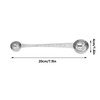 2 Pieces Stainless Steel Coffee Spoons, 2 in 1 Teaspoon,