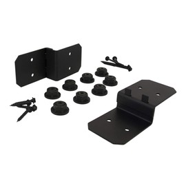 OZCO 51775 Ironwood 4-inch Post to Beam Connector, (2 per Pack), Black