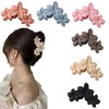 RUIENGCOMM 6 Pcs Flower Hair Clips Non Slip Flower Claw
