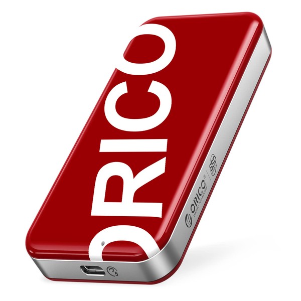 ORICO SSD portátil de 256 GB, hasta 550 MB/s, USB-C, USB 3.1 Gen 1, unidad externa de estado sólido - PSSD con UASP - Super