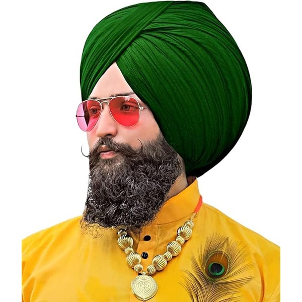 Estationeryhouse Traditional Punjabi Sikh Turban Pagg Dastar Voile Sardarji Patka