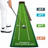 TiwisiTe Putting Green Indoor, 9.8 FT Golf Mat with Automatic
