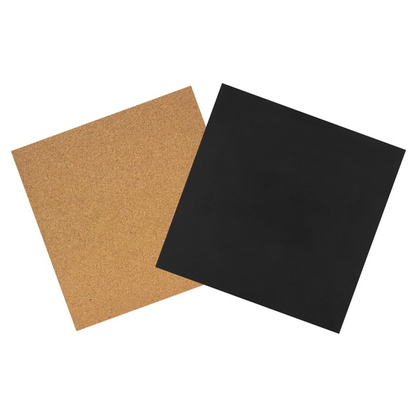 Quartet Chalk and Cork Tile Kit, 12 x 12 Inches,