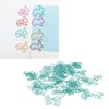 100pcs Paper Clips Prevent Slip Cute Rabbit Shaped Decorative Bookmark