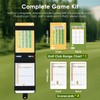 TLTWHS Magnetic Golf Scorecard Holder - Premium Leather Yardage Book