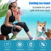 8 Pieces Cooling Scarf Wrap Summer Cool Ice Towel Cold