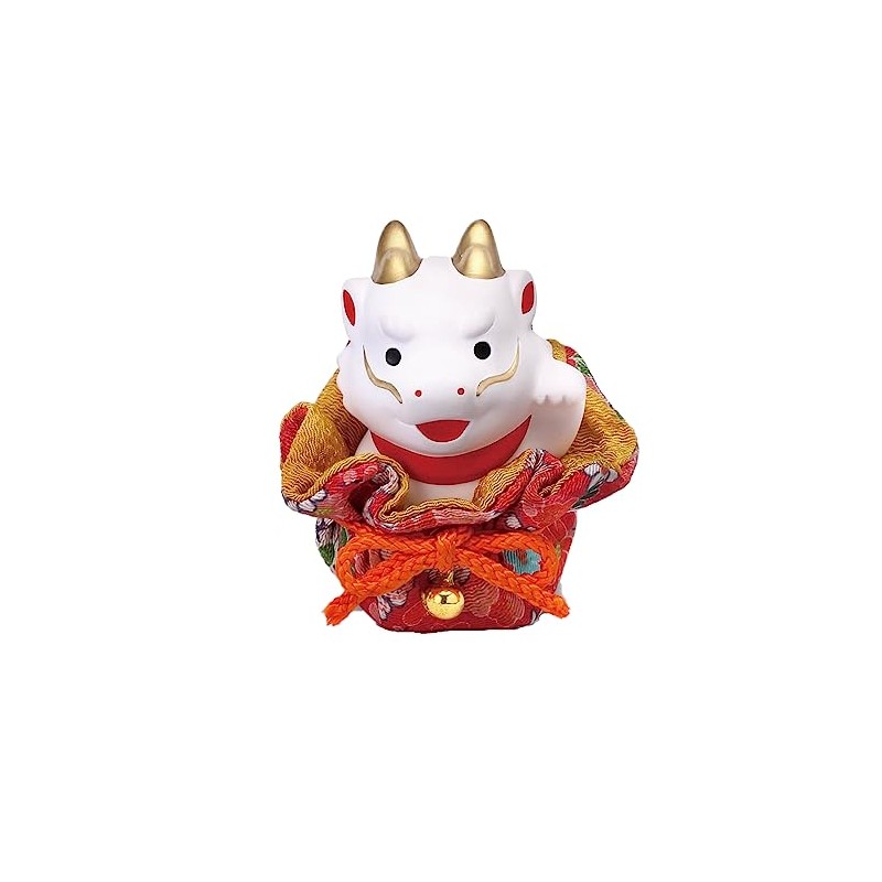 Yakushi Kiln 2024 Zodiac Zodiac Kinsai Shofuku Tatsu (Fukufuku Drawstring