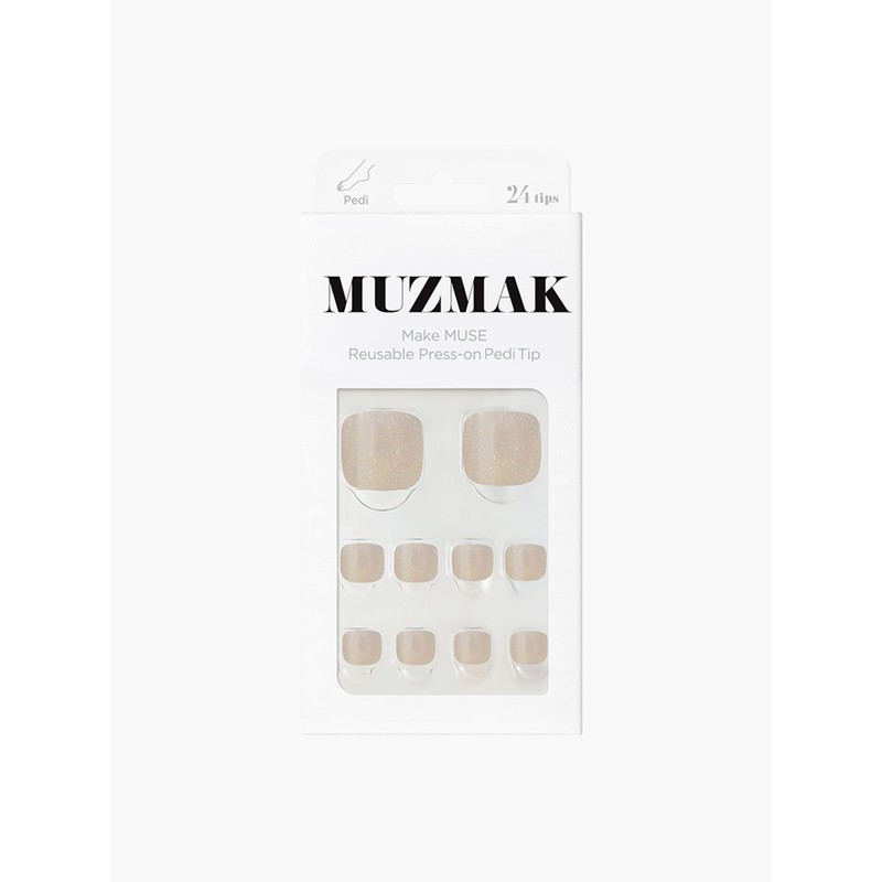 Musemark Reusable Pedicure Tips Sand Castle (Pedi)
