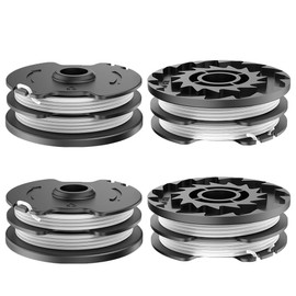 Pack of 4 Bobines de Fil de Rechange, Bobine Filletée de Rechange for Tondeuse à Gazon, Bobine Fil Coupe Bordure, Compatible with Parkside 20-Li PRT 50 PRT 300 PRT 550