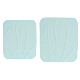 predolo Leak-Proof Mattress Protector with Super Absorbent Layer, Machine Washable, Incontinence Bed Pad for Kids Adults, Blue+Blue, 50x60cm