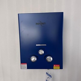 Tankless water heater, Gas water heater Vent Free (LOW WATER PRESSURE STARTUP) 1.6 GPM PROPANE LPG Overheating protection, Instant hot water for house