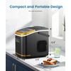 Ice Makers Countertop, Portable Ice Machine with Carry Handle, 26.5lbs/24Hrs,