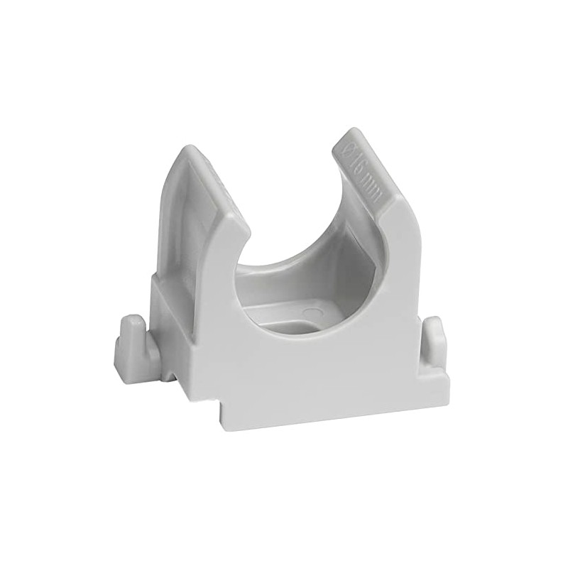 Pipe Clip 16 mm Grey Set of 50