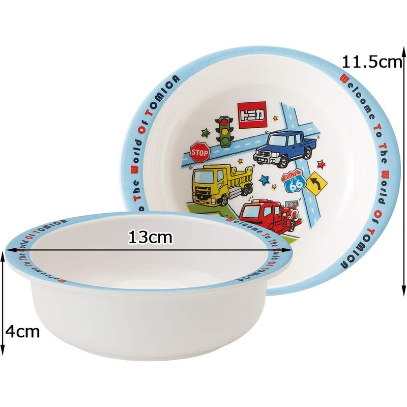 Skater Tomica 19 M340 Melamine Bowl, 8.2 fl oz (260