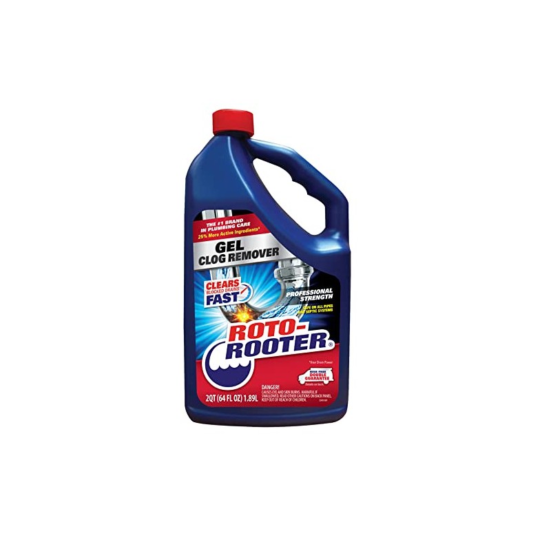 Roto Rooter Gel Clog Remover 64 oz. - Case of: