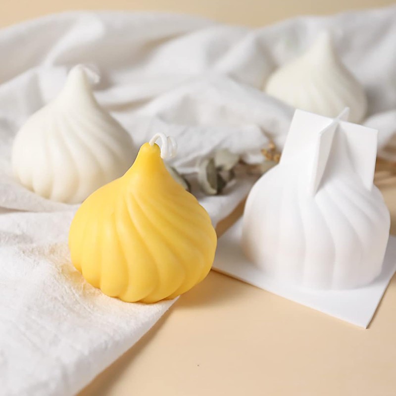 Moldes de Silicona para Velas,Moldes para Velas 3D 6 PCS,Moldes