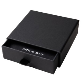 ARK & BAY 'A Prayer For My Nephew' Christian Leather and Rosewood Cross Bracelet For Men In Gift Box | Meaningful Religious Scripture Jewelry For Him | Catholic Watch Strap Style Wristband From Aunt or Uncle